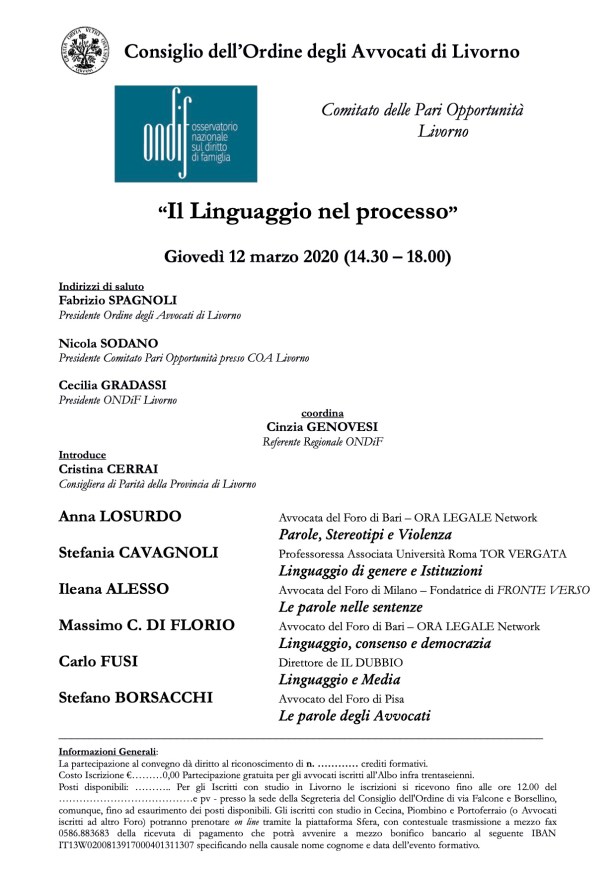 COA_ONDiF CPO 12 marzo 2020